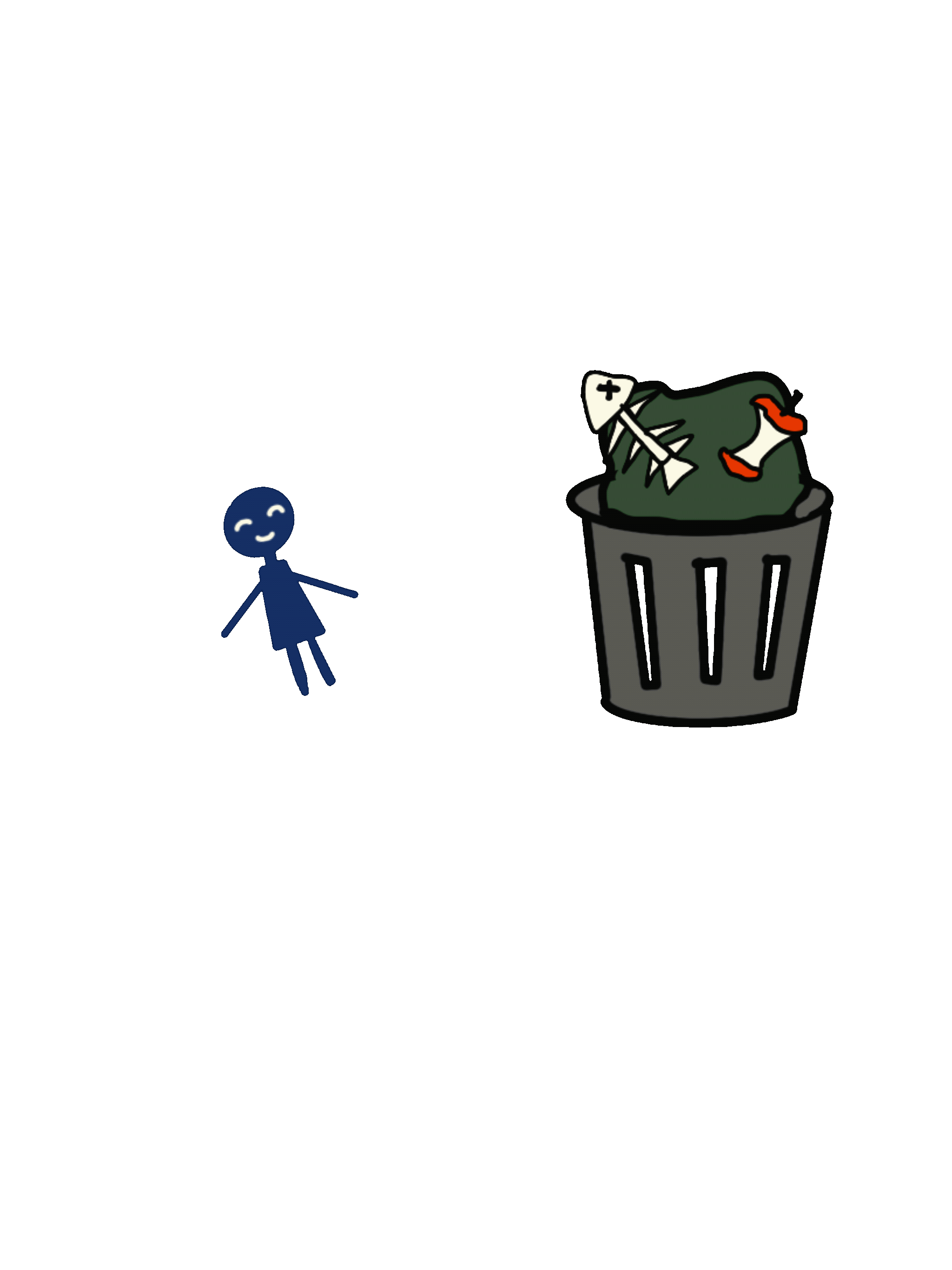 The sum weight of trash in landfills on earth is 33 times of the total biomass of humans.